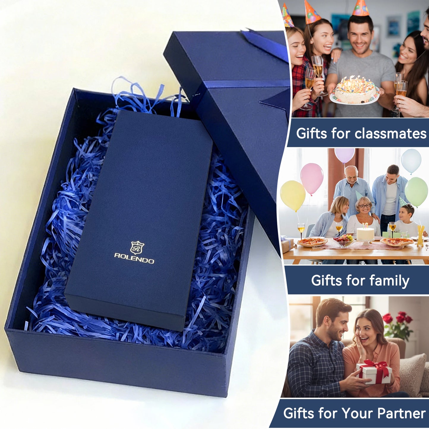 ROLENDO Constellation Style Automatic Women's Watch Secret Emerald Strap Green Dial Day-Date Sapphire Crystal Waterproof Elegant