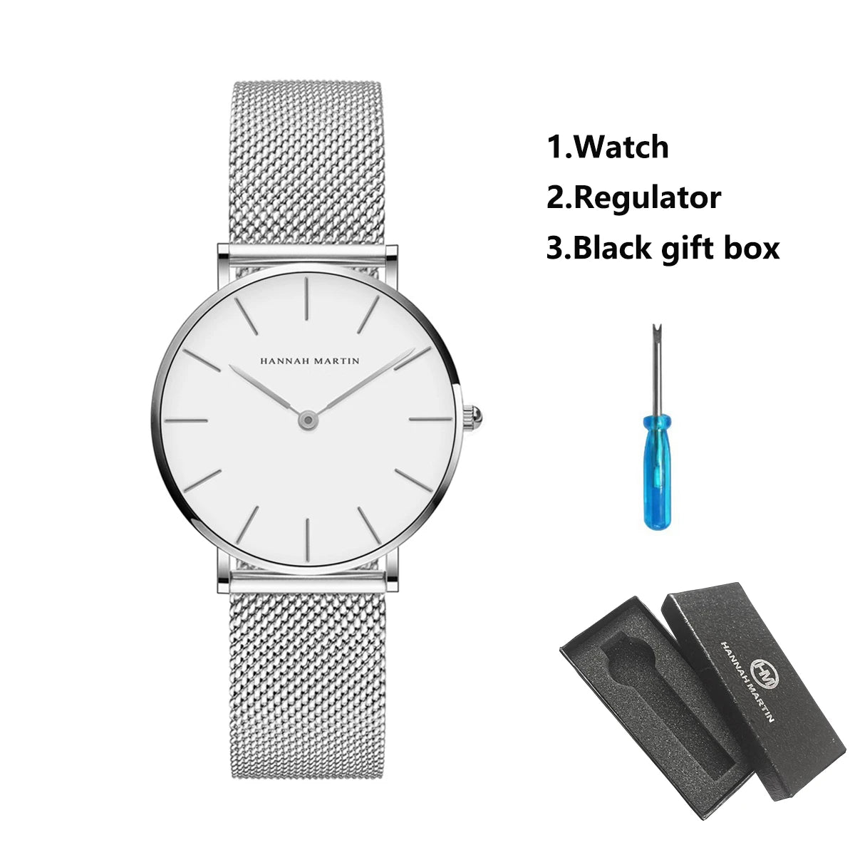 36mm New Women Watches US Local Shipping Rose Gold Black Simple Japan Quartz Ladies Stainless Steel Ultra Thin Waterproof Watch